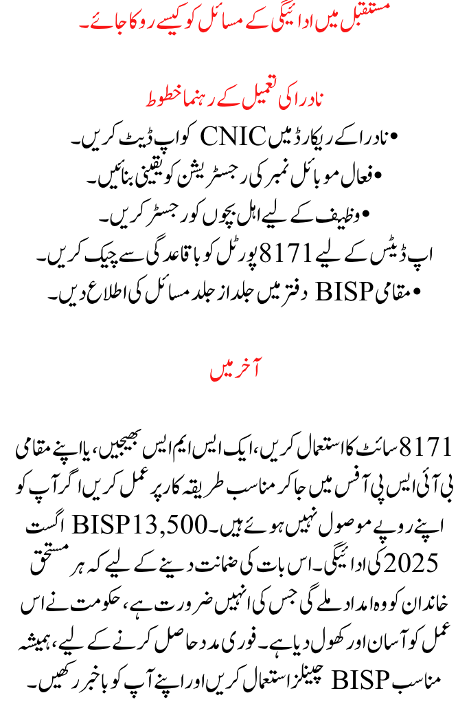 Payment for 8171 Portal August 2025