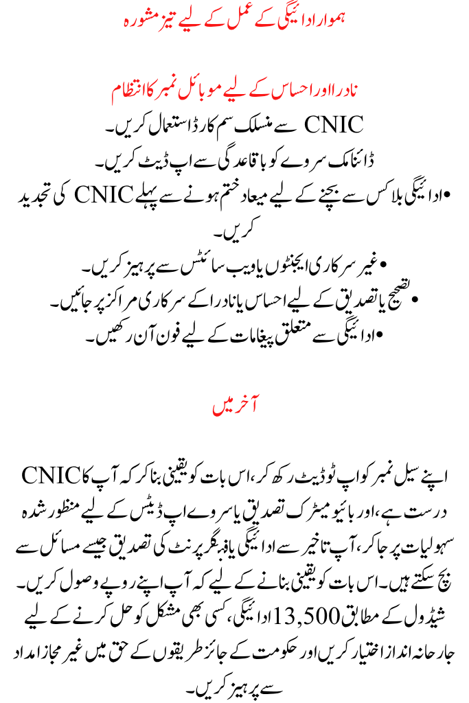 8171 Ehsaas Program Payment Issue